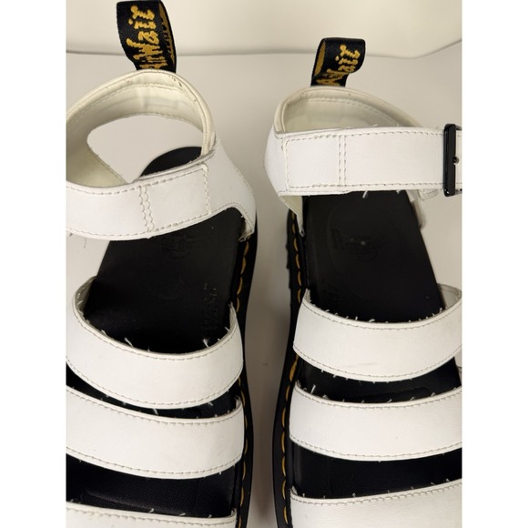 Dr Doc Martens Blaire Women's Size 8 Leather Strappy Platform Gladiator Sandals - Picture 4 of 10